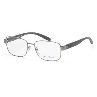 Bulgari Men's Grey Rectangular Opticals