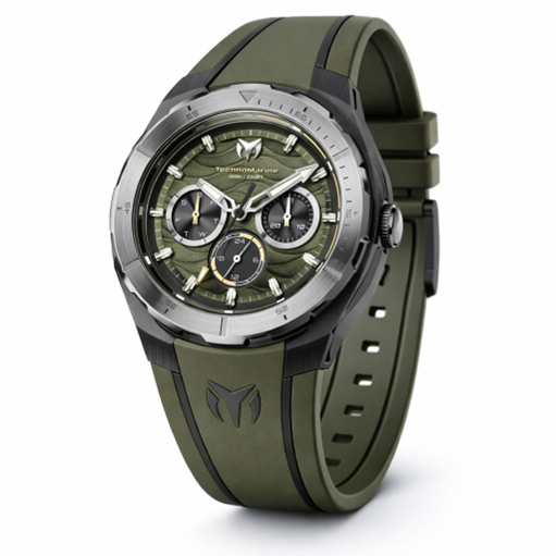 TechnoMarine Cruise Legend Men's Watch - 43mm, Olive Green, Black
