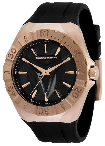 TechnoMarine Cruise Monogram Men's Watch - 45mm, Black