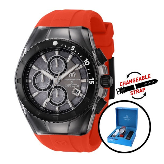 TechnoMarine X Invicta Five Elements SPACE Men's Watch with 3 Interchangeable Straps- 44.5mm