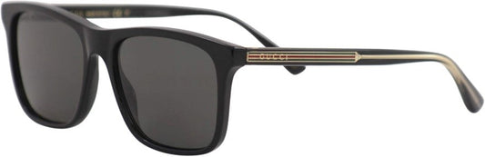 Gucci Polarized Grey Square Men's Sunglasses