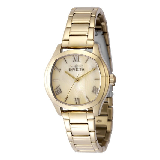 Invicta Wildflower Women's Watch w/ Mother of Pearl Dial - 32.5mm, Gold