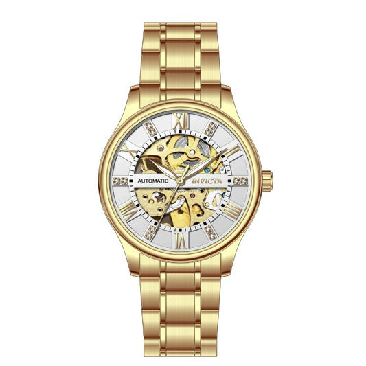 Invicta Objet D Art Automatic Men's Watch w/ Skeleton Dial - 40mm, Gold