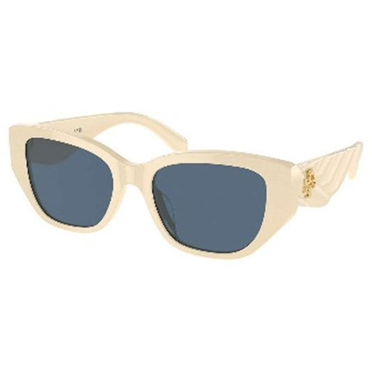 TORY BURCH WOMEN'S WHITE RECTANGULAR SUNGLASSES