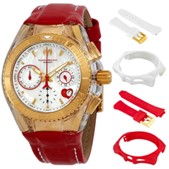 TechnoMarine Cruise Valentine Women's Watch - 40mm, Red, White with Interchangeable Strap