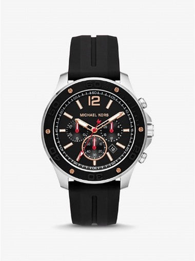 MICHAEL KORS Oversized Nolan Chronograph Quartz Black Dial Men's