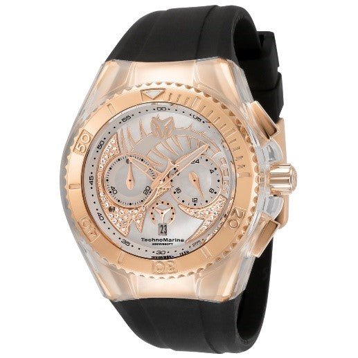 TechnoMarine Cruise Dream Unisex Watch w/ Mother of Pearl Dial - 40mm, Black