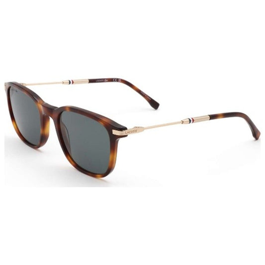 Lacoste Men's Brown Rectangular Sunglasses