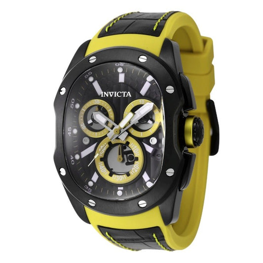 Invicta Lupah Revolution 2.0 Swiss ETA G10.212 Caliber Men's Watch - 41.5mm. Yellow. Black