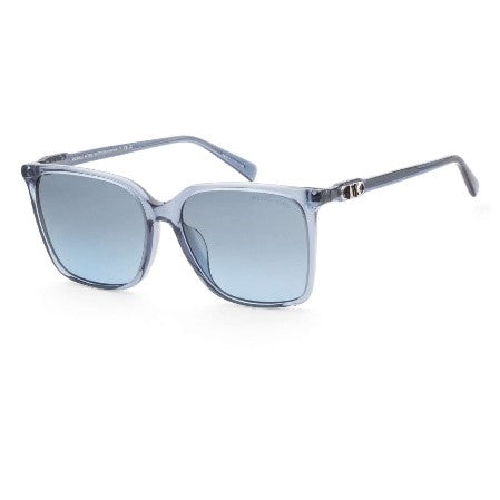 MICHAEL KORS WOMEN'S BLUE ROUND SUNGLASSES