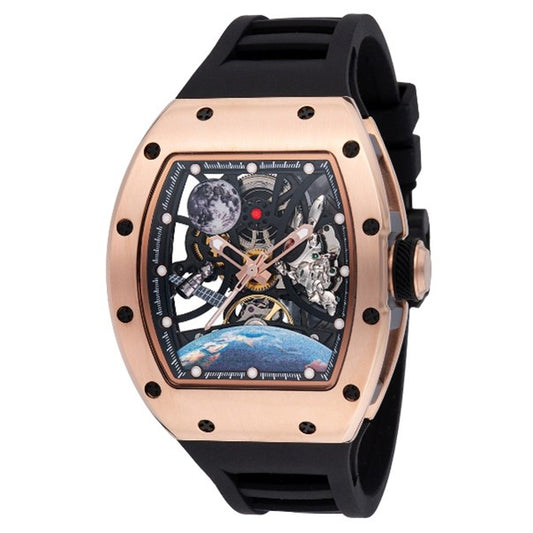 Invicta S1 Rally Interstellar Automatic Men's Watch w/ Skeleton Dial - 41mm, Black