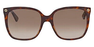Gucci Brown Square Ladies Sunglasses