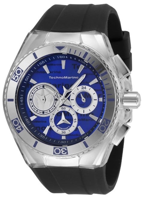 TechnoMarine Cruise California Men's Watch w/ Mother of Pearl Dial - 46.65mm, Black