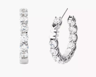 Michael Kors Silver Brass Earring