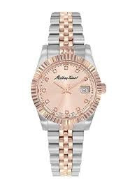 Mathey-Tissot Mathy III Quartz Pink Dial Ladies Watch