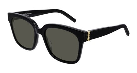 Saint Laurent Grey Square Ladies Sunglasses