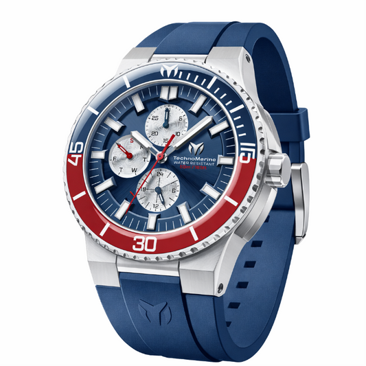 TechnoMarine La Pelagia Men's Watch - 43mm, Navy Blue