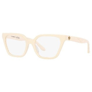 Tory Burch Women's White Rectangular Opticals