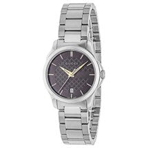 Gucci G-Timeless Brown Dial Stainless Steel Ladies Watch