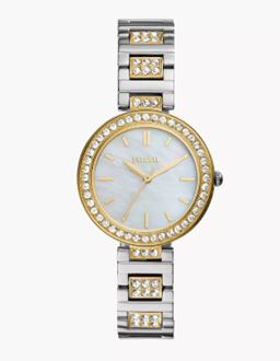 Karli Three-Hand Two-Tone Stainless Steel Watch-32mm