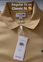 Lacoste Polo Men Size Large