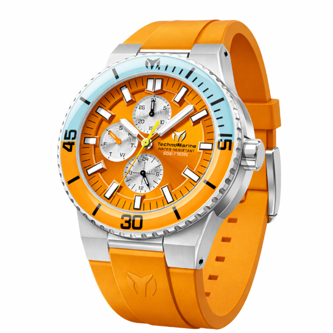 TechnoMarine La Pelagia Men's Watch - 43mm, Orange