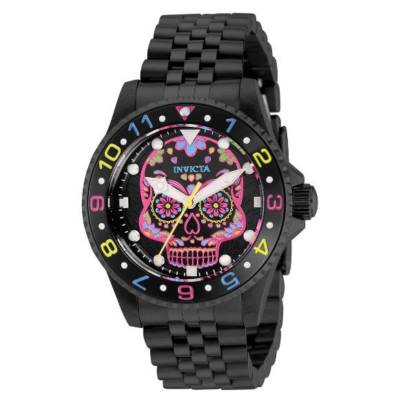 Invicta Pro Diver Dia De Los Muertos Men's Watch - 40mm, Black