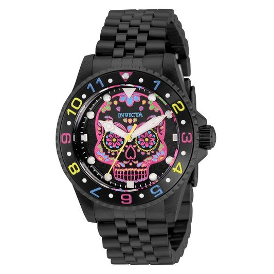 Invicta Pro Diver Dia De Los Muertos Men's Watch - 40mm, Black