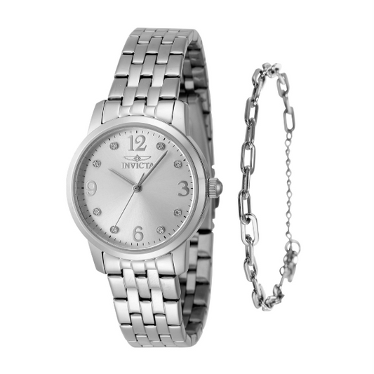 Invicta Angel Women's Watch - 32mm, Steel With Bracelet Set