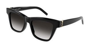 Saint Laurent Grey Gradient Square Unisex Sunglasses