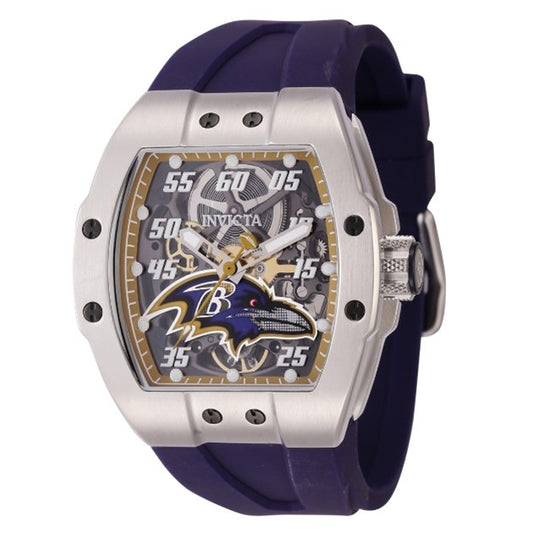 Invicta NFL Baltimore Ravens Automatic Men's Watch - 44mm, Purple