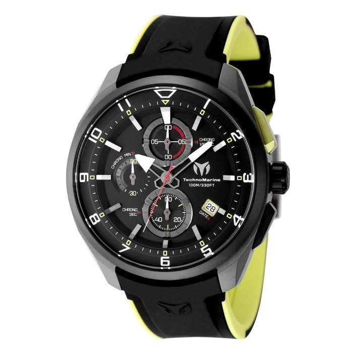 TechnoMarine Ocean Quantum Men's Watch - 44mm, Green, Black