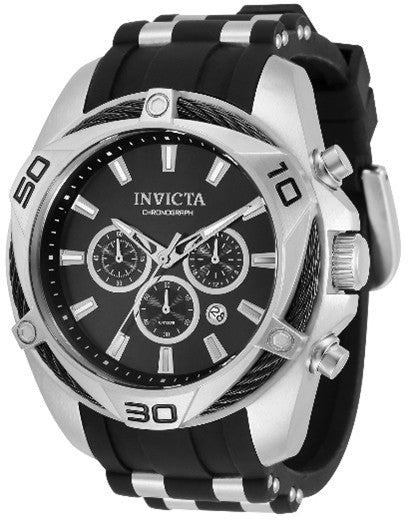 Invicta Bolt Men's Watch - 50mm, Steel, Black
