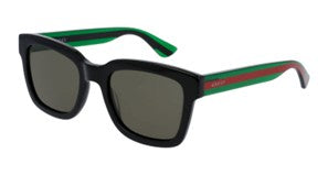 Gucci Green Square Men's Sunglasses