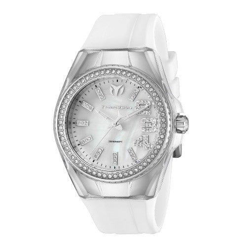 TechnoMarine Cruise Monogram Unisex Watch w/ Mother of Pearl Dial