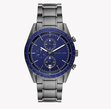 Michael Kors Warren Chronograph Quartz Blue Dial Men's Watch