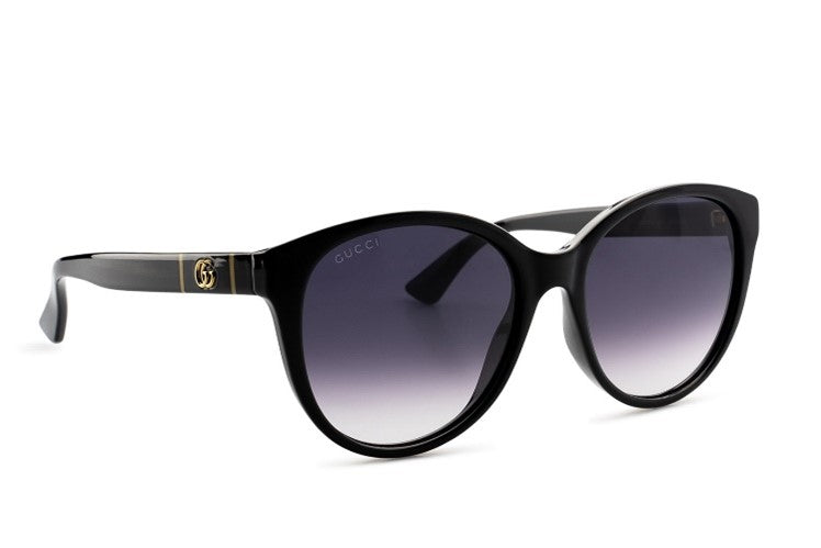 Gucci Grey Gradient Round Ladies Sunglasses