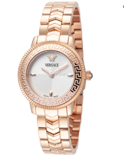 Versace V-Icon Quartz White Dial Women's Watch