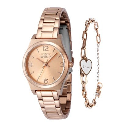 Invicta Angel Women's Watch - 30mm, Rose Gold With Bracelet Set
