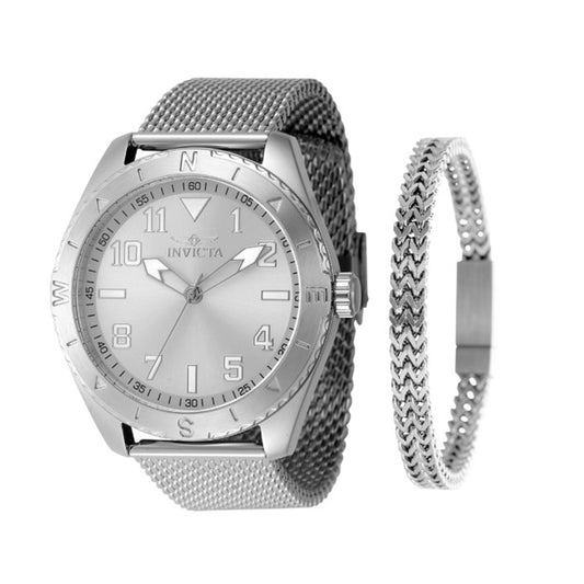 Invicta Specialty Men's Watch - 45mm, Steel With Bracelet Set