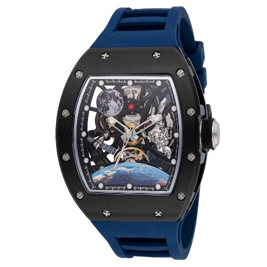 Invicta S1 Rally Interstellar Automatic Men's Watch w/ Skeleton Dial - 41mm, Blue