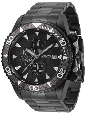 Invicta Marvel Black Panther Men's Watch - 47mm, Black