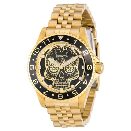 Invicta Pro Diver Dia De Los Muertos Men's Watch - 40mm, Gold