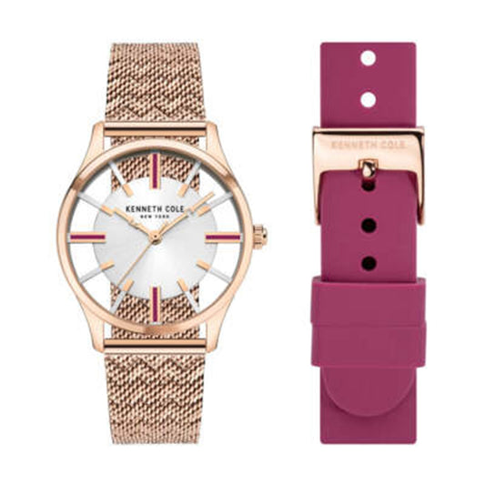 Kenneth Cole Classic Quartz Silver Dial Women's Watch