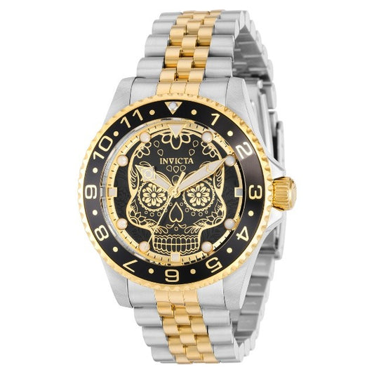 Invicta Pro Diver Dia De Los Muertos Men's Watch - 40mm, Gold, Steel