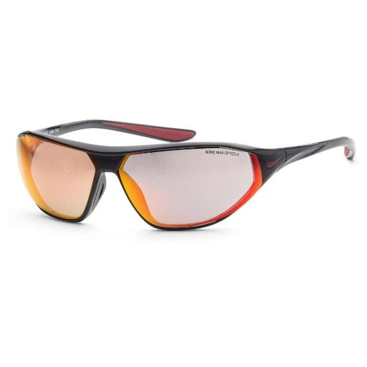 Nike Men's Black Rectangular Sunglasses