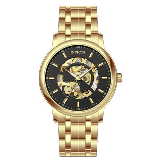 Invicta Objet D Art Automatic Men's Watch w/ Skeleton Dial - 42.5mm, Gold