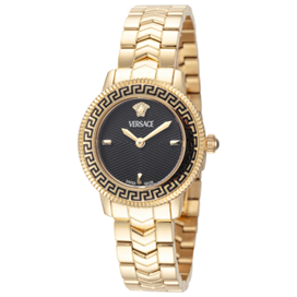 Versace V-Icon Quartz Black Dial Women's Watch
