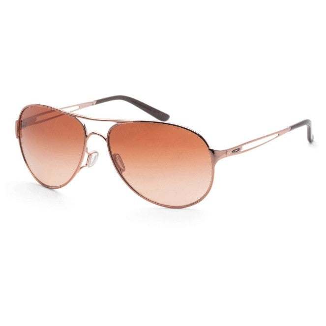 Oakley Caveat Women's Rose Gold Aviator Sunglasses
