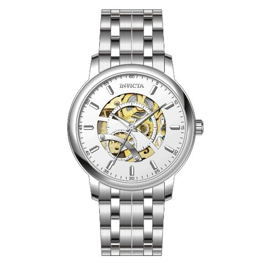 Invicta Objet D Art Automatic Men's Watch w/ Skeleton Dial - 42.5mm, Silver